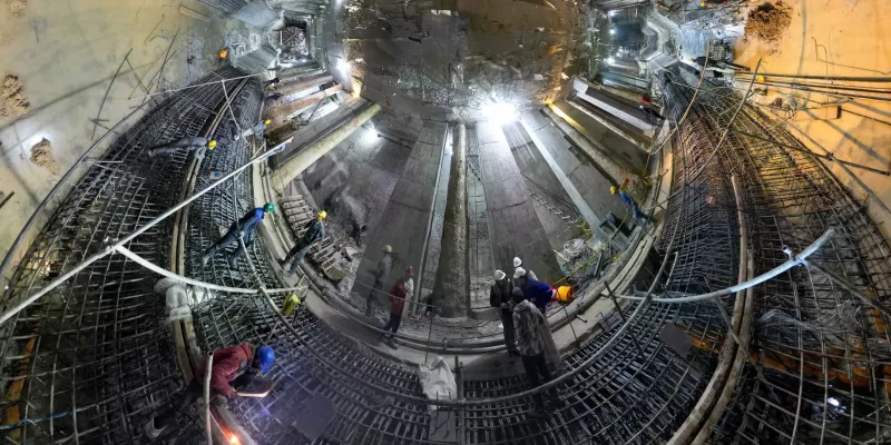 تصویر 360 درجه از تکمیل کریدر مترو میدان نماز اسلامشهر